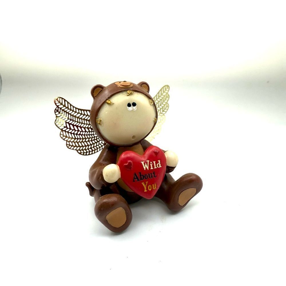 Vintage Russ Monkey Wild About You Heart Angel Cheeks Kirks Kritters Valentines